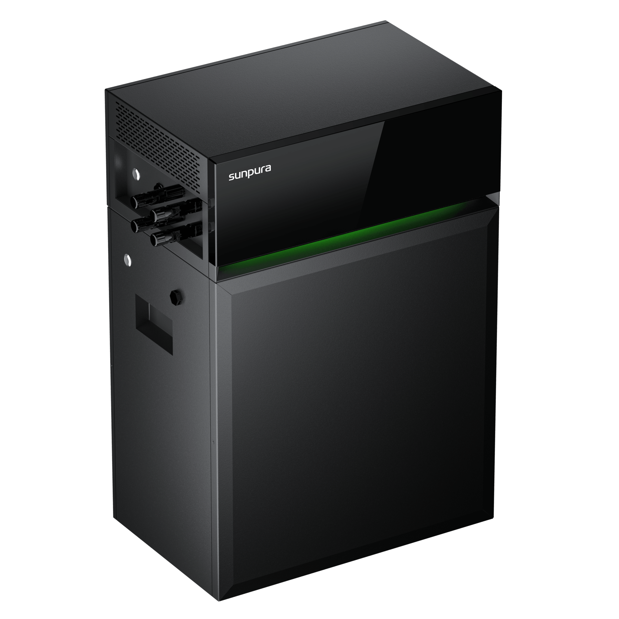 Sunpura S4800 4.8 kWh solar battery with side PV connections